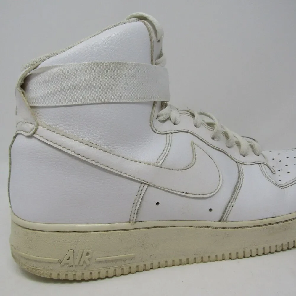 Nike Air Force 1 High AF1 White Athletic Sneakers Men's US 11.5 315121-115